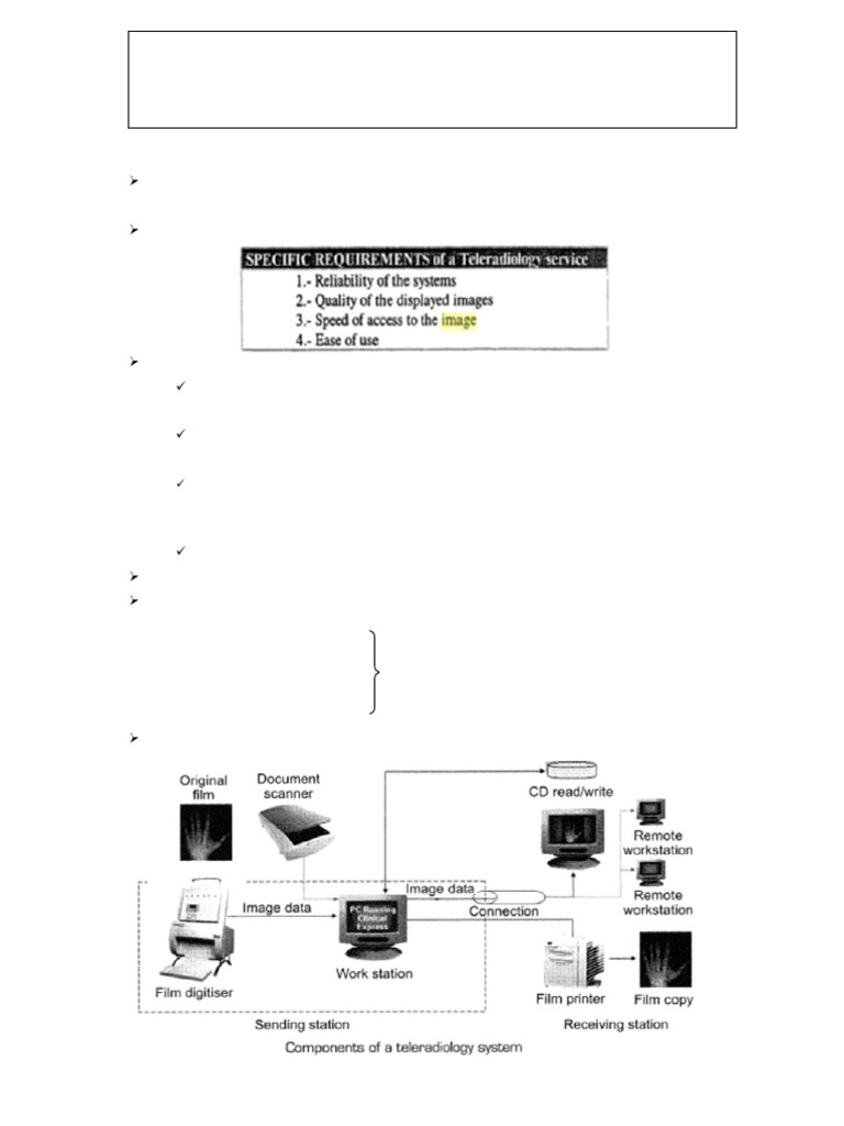 UNIT IV MOBILE TELEMEd | PDF | Electronic Health Record | Radiography
