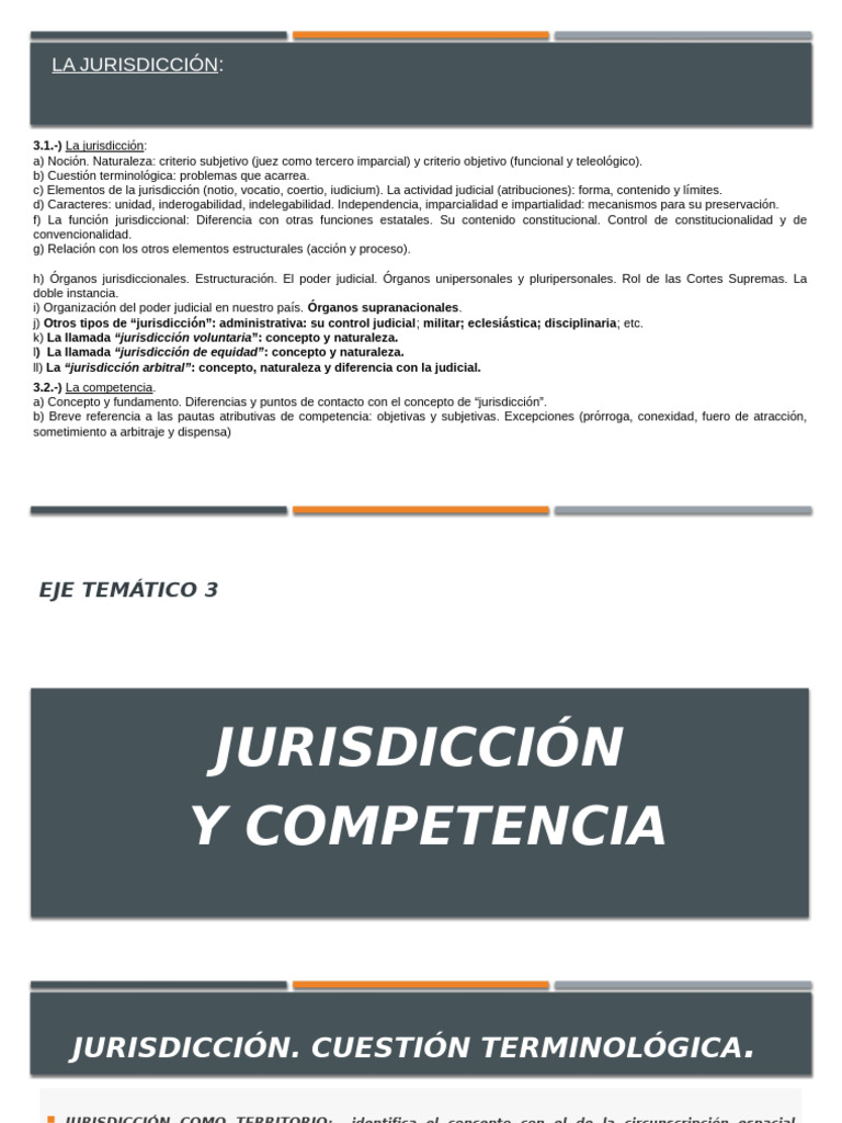 Jurisdicción y Competencia | PDF | Judicaturas | Jurisdicción
