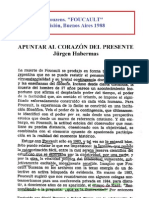 Foucault Habermas Apuntar Al Corazon Del Presente ¿Que Significa La Madurez