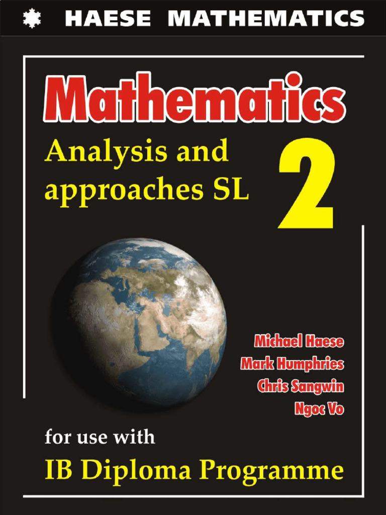 Mathematics Analysis SL 2 Overview | PDF