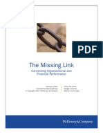 The Missing Link - Connecting Organizational and Financial Performance