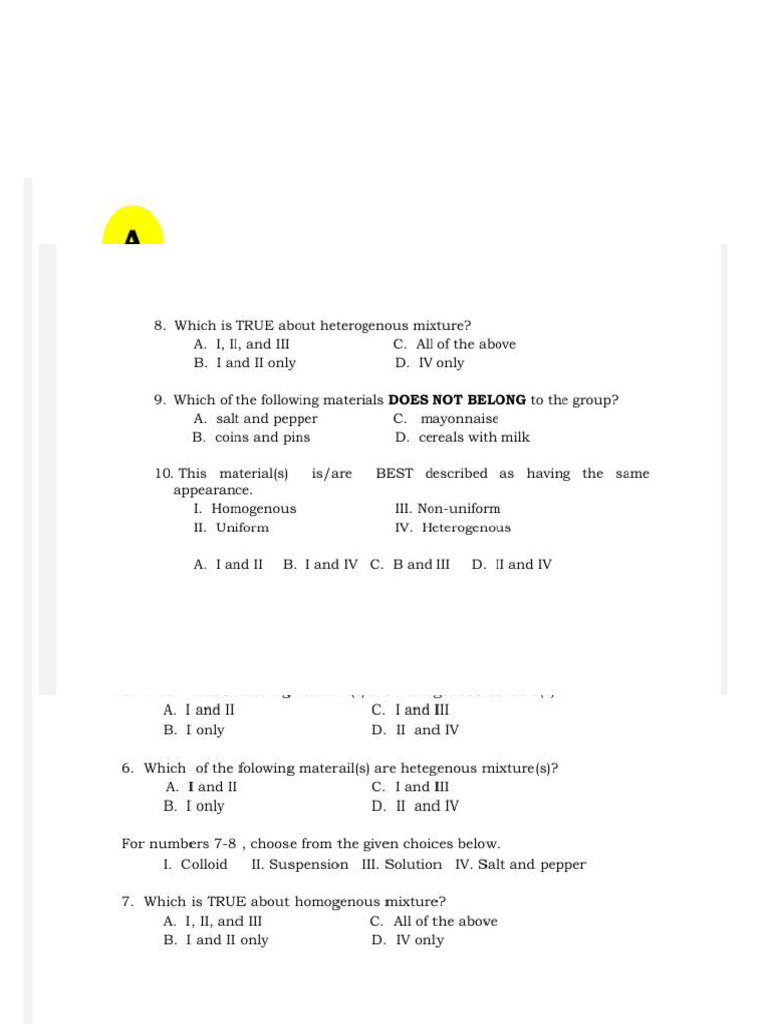 Science Activities Day 1 | PDF