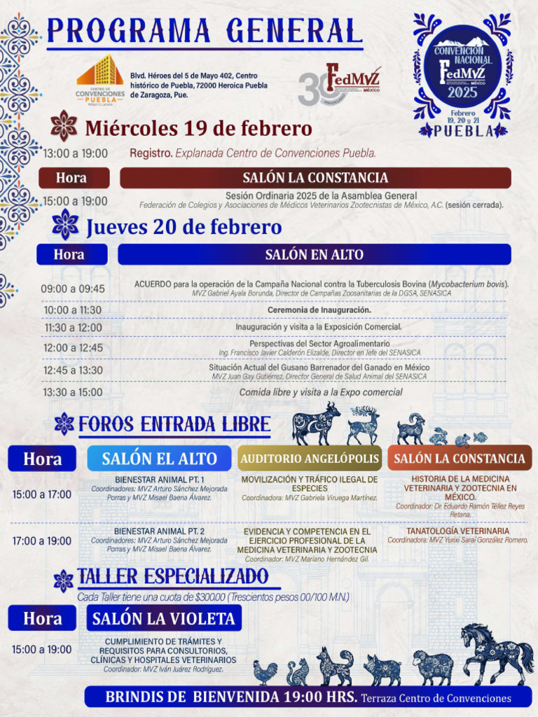 PROGRAMA COMPLETO CONVENCIÓN NACIONAL 2025 - Compressed | PDF