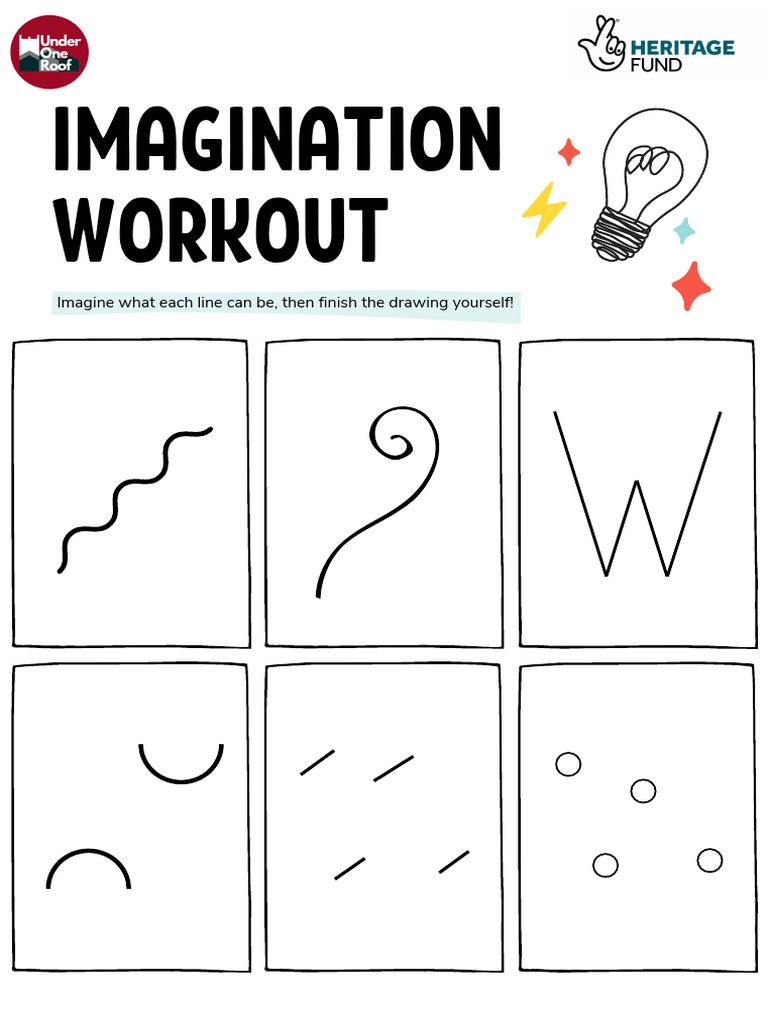 Imagination Workout Printable Worksheet | PDF