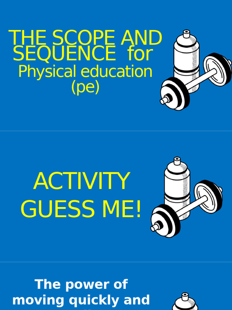 K-12 Physical Education Curriculum Guide | PDF | Physical Education