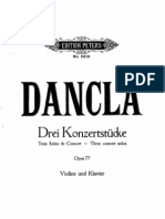 Dancla-3 Concert Solos Op77 Violin Piano