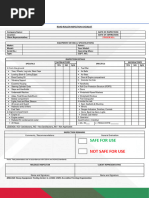 Telehandler-Pre Use Inspection-Checklist | PDF | Technology & Engineering
