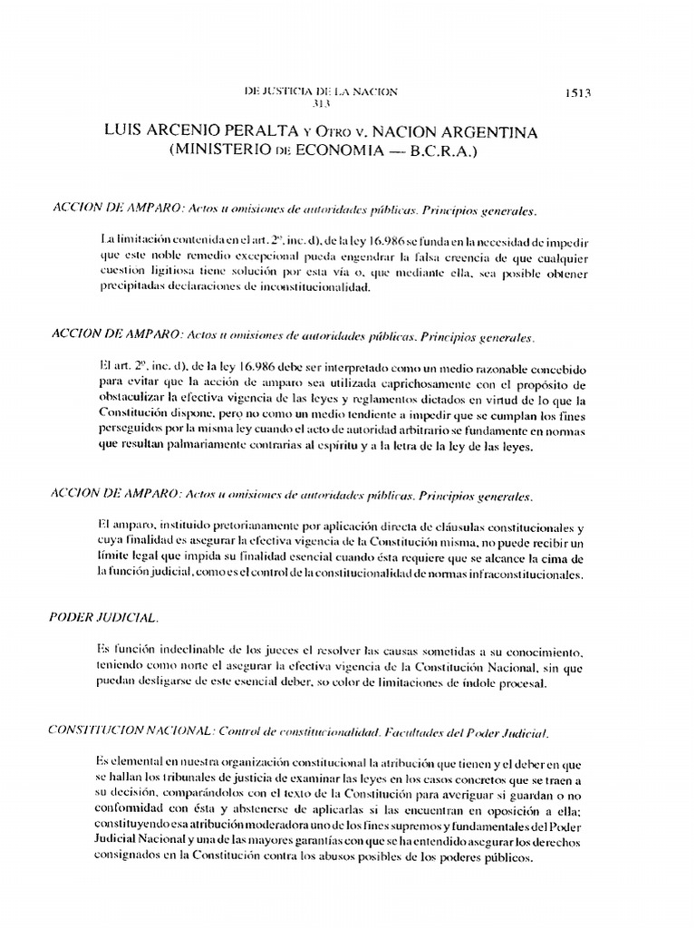Fallo Luis Peralta | PDF