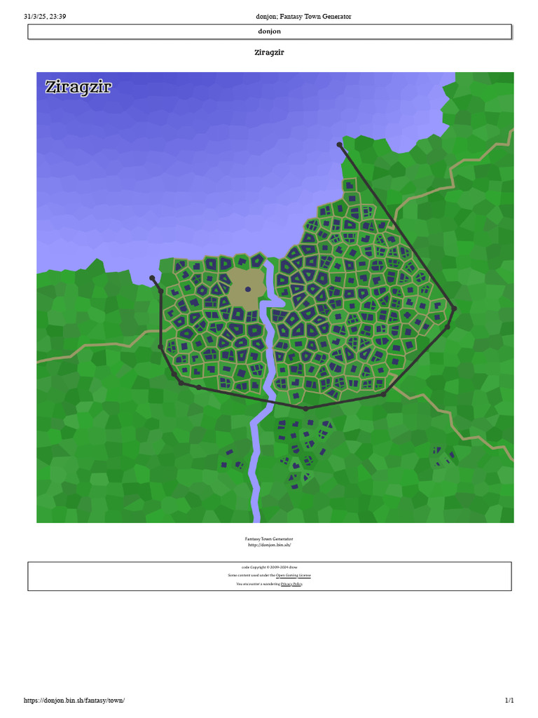 Donjon fantasy town generator 4 pdf