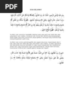 Zikir / Wirid / Doa Selepas Solat (Sembahyang Fardhu) yang 