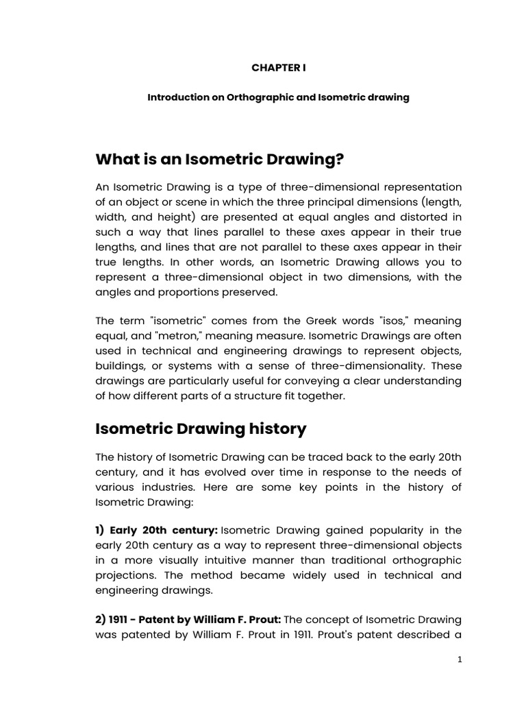 Understanding Isometric Drawing | PDF | Technical Drawing