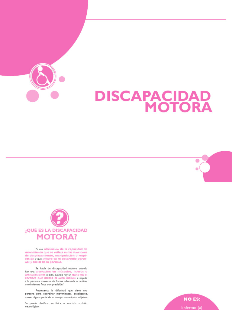Comprendiendo la Discapacidad Motora | PDF | Ct Scan | Terapia física