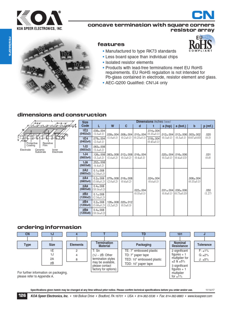 0900766b8162cd7d điện trở 103 | PDF | Resistor | Electric Power