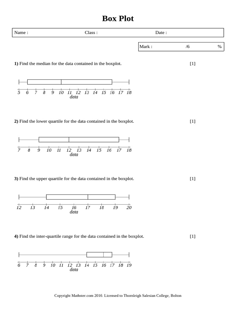 Box Plot - 2 | PDF