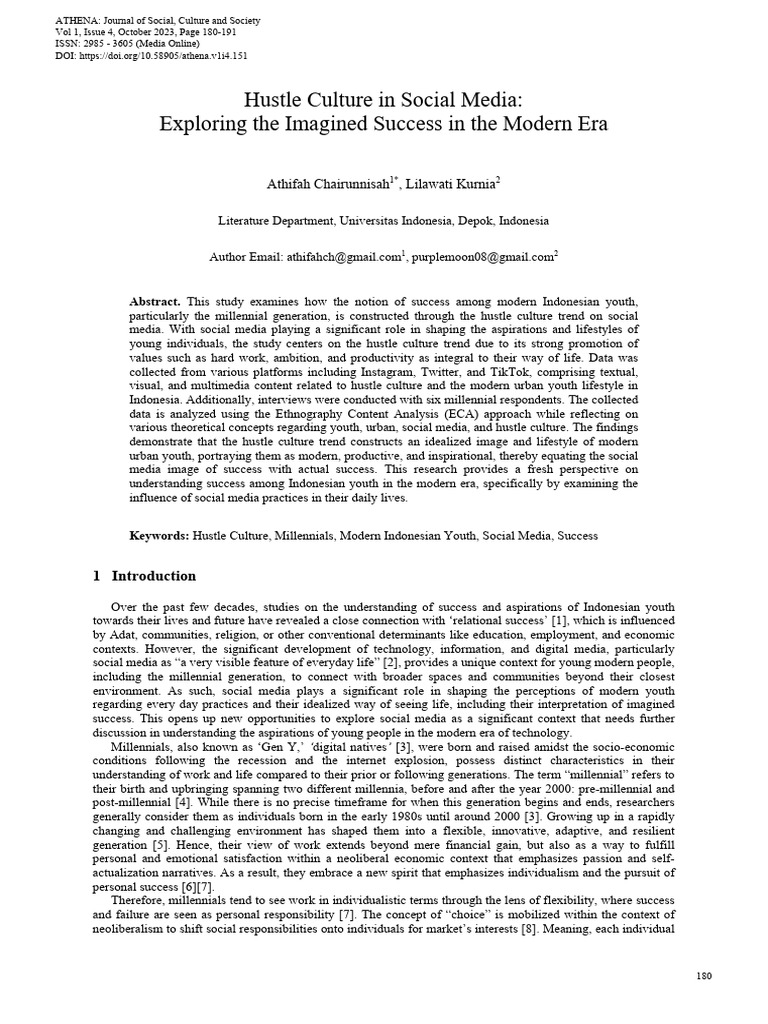 ATHENA+Vol+1+Issue+4 2 | PDF | Social Media | Popular Culture & Media ...