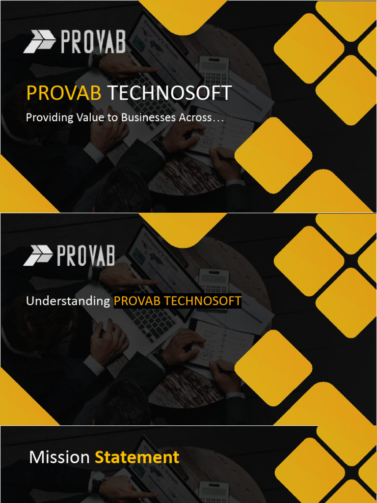 Provab Technosoft: IT Consulting Excellence | PDF | Mobile App | Cloud ...