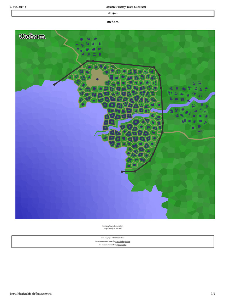 Donjon fantasy town generator 4 pdf