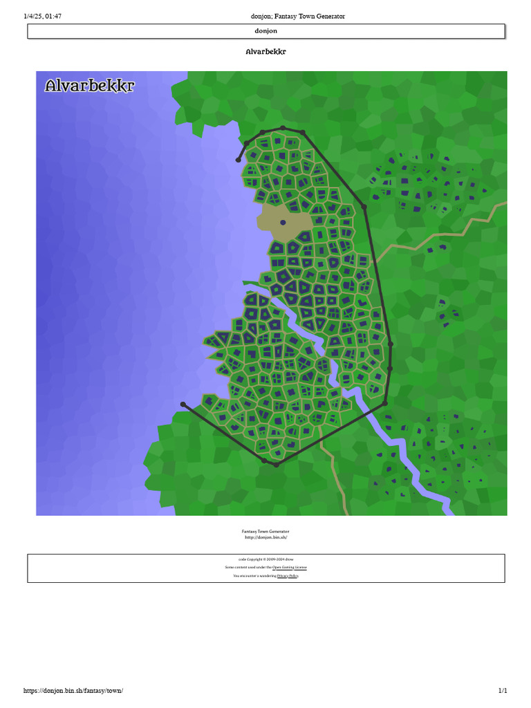 Donjon fantasy town generator 7 pdf