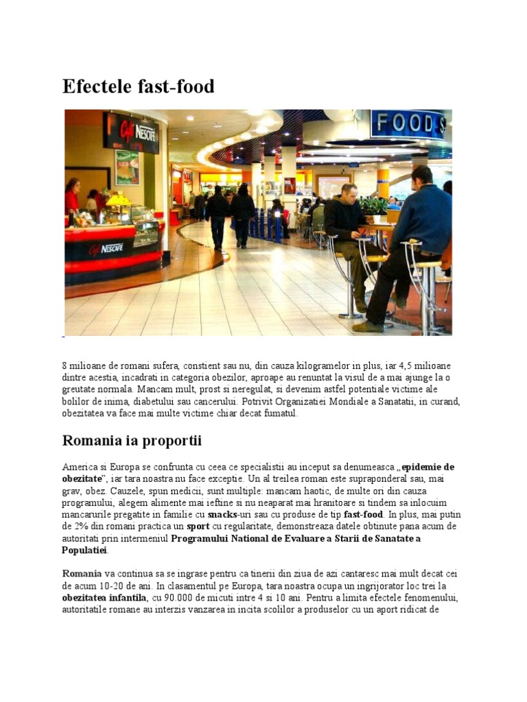 Fast Food | PDF