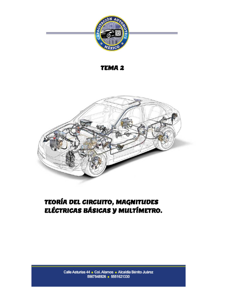 Bases eléctricas en circuitos automotrices | PDF | Corriente eléctrica ...