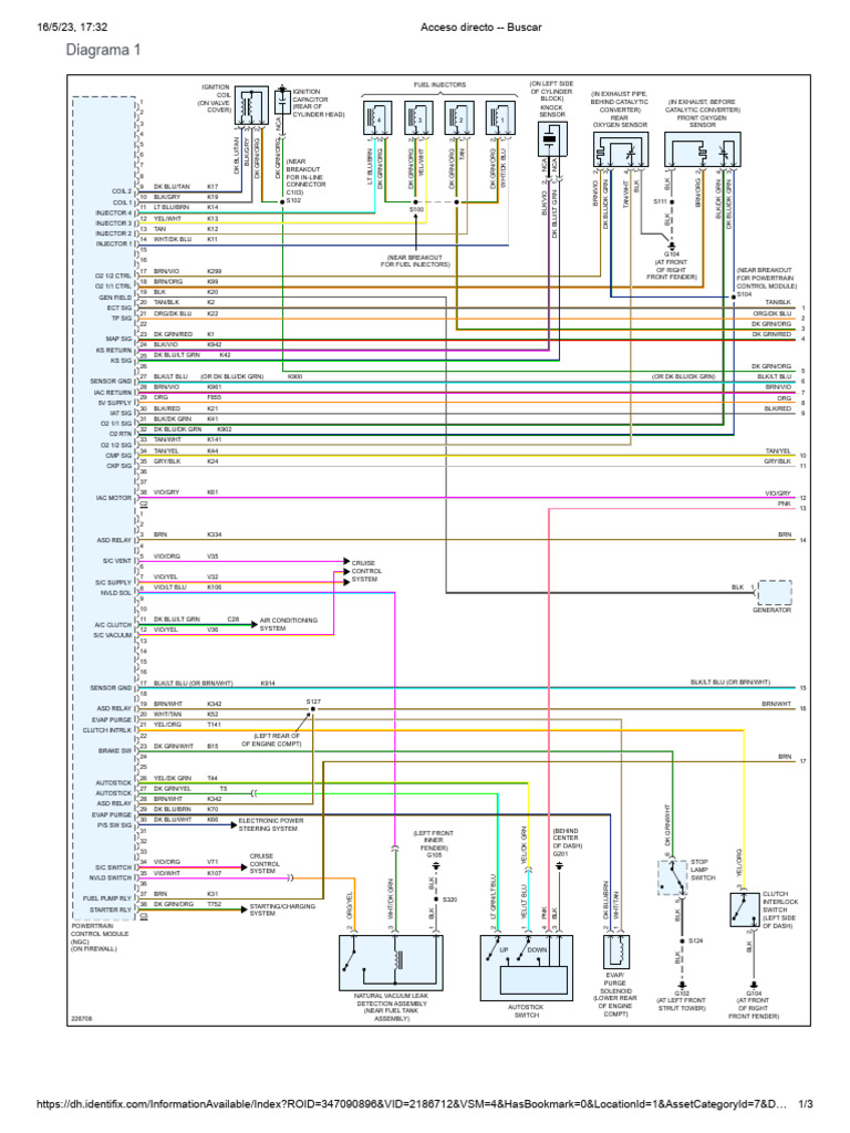 Automotive Electrical System Diagrams | PDF | Engines | Land Vehicles