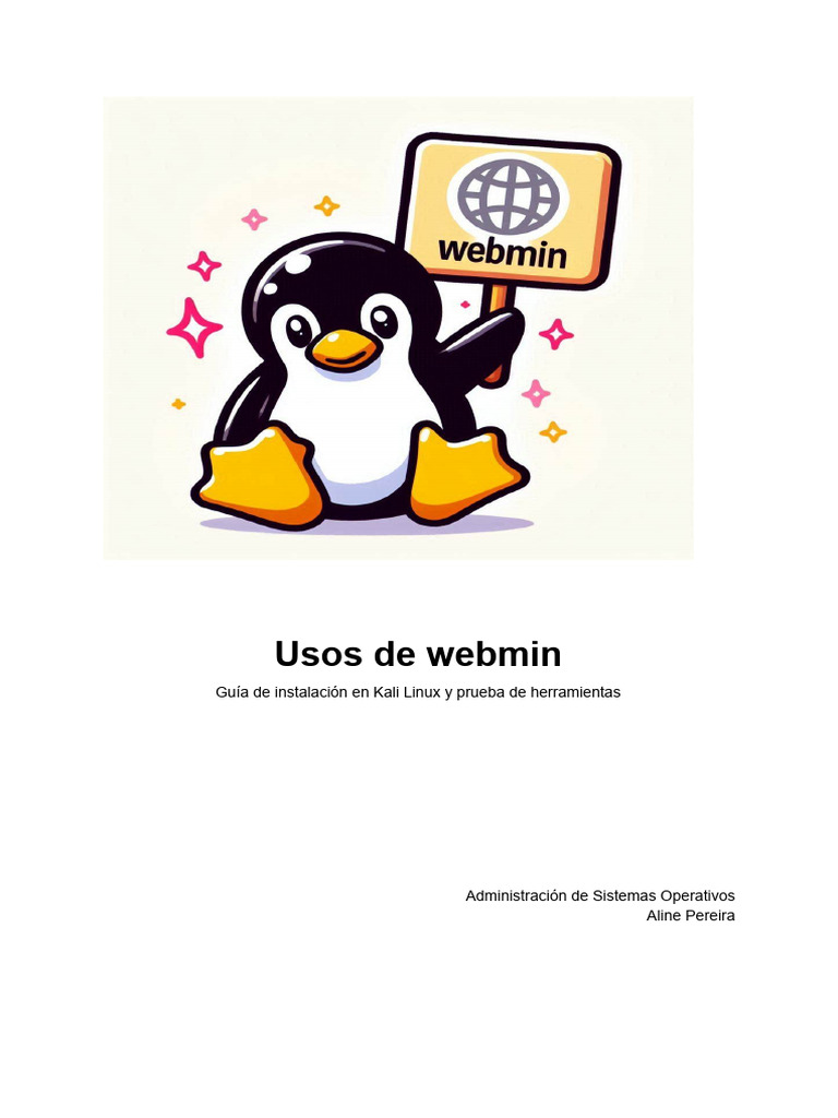 Introducción a Webmin en Kali Linux | PDF | Servidor (Computación ...