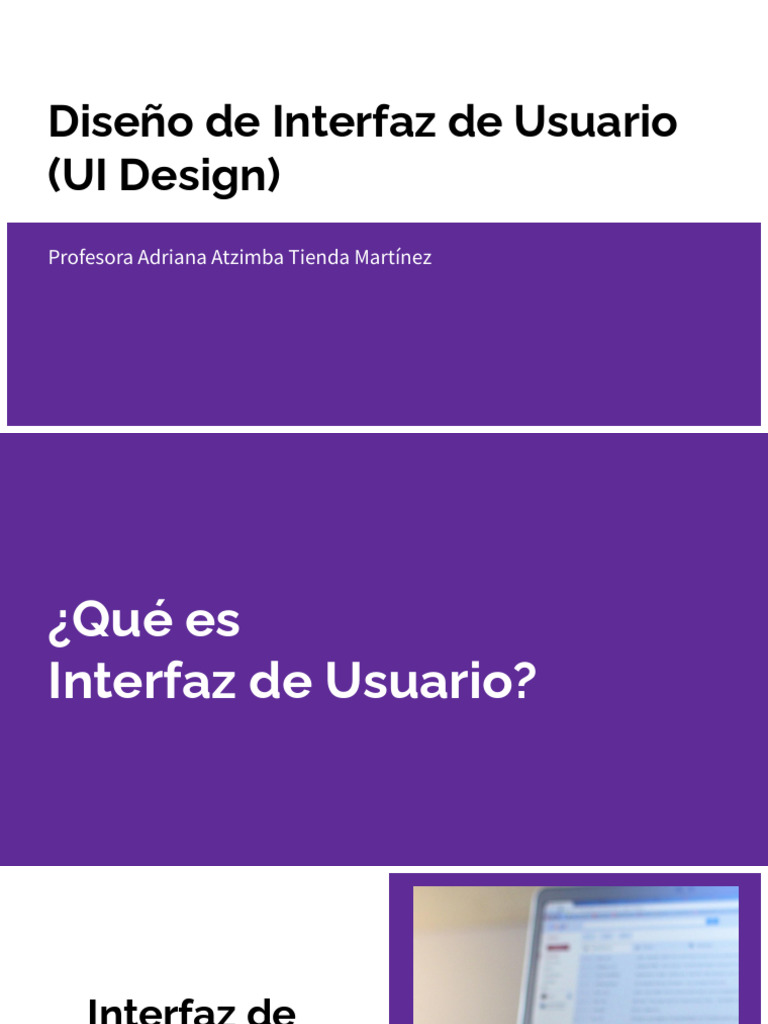 Diseño de Interfaz de Usuario (UI Design) | PDF | Interfaces gráficas ...