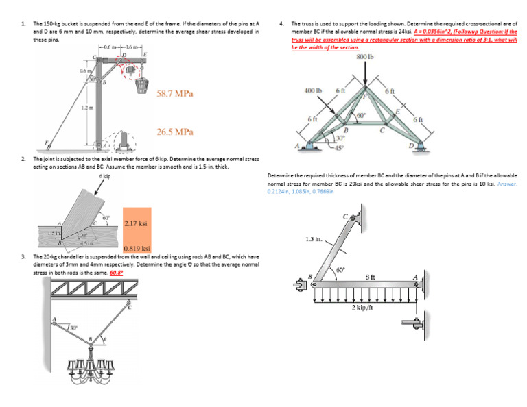 Probset Activity Simple Stress | PDF