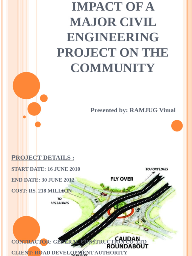 Impact of A Major Civil Engineering Project On | PDF | Road | Land ...