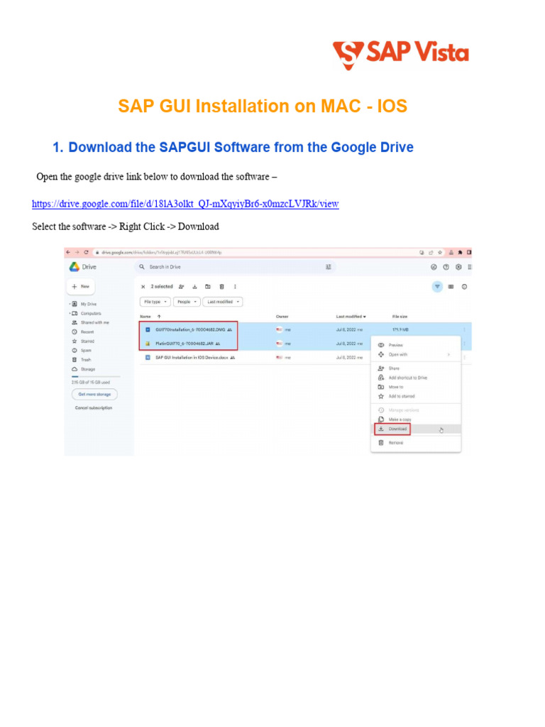 SAP HANA GUI Installation for Mac IOS | PDF