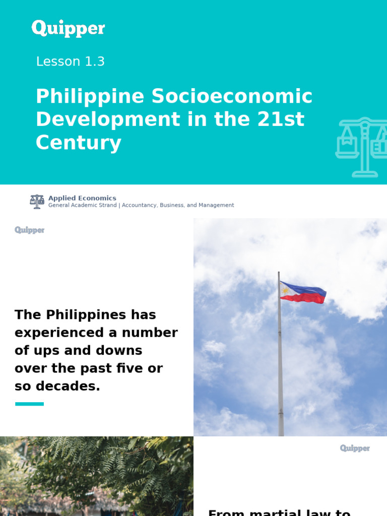 Philippine Socioeconomic Development in The 21st Century | PDF | Gross ...