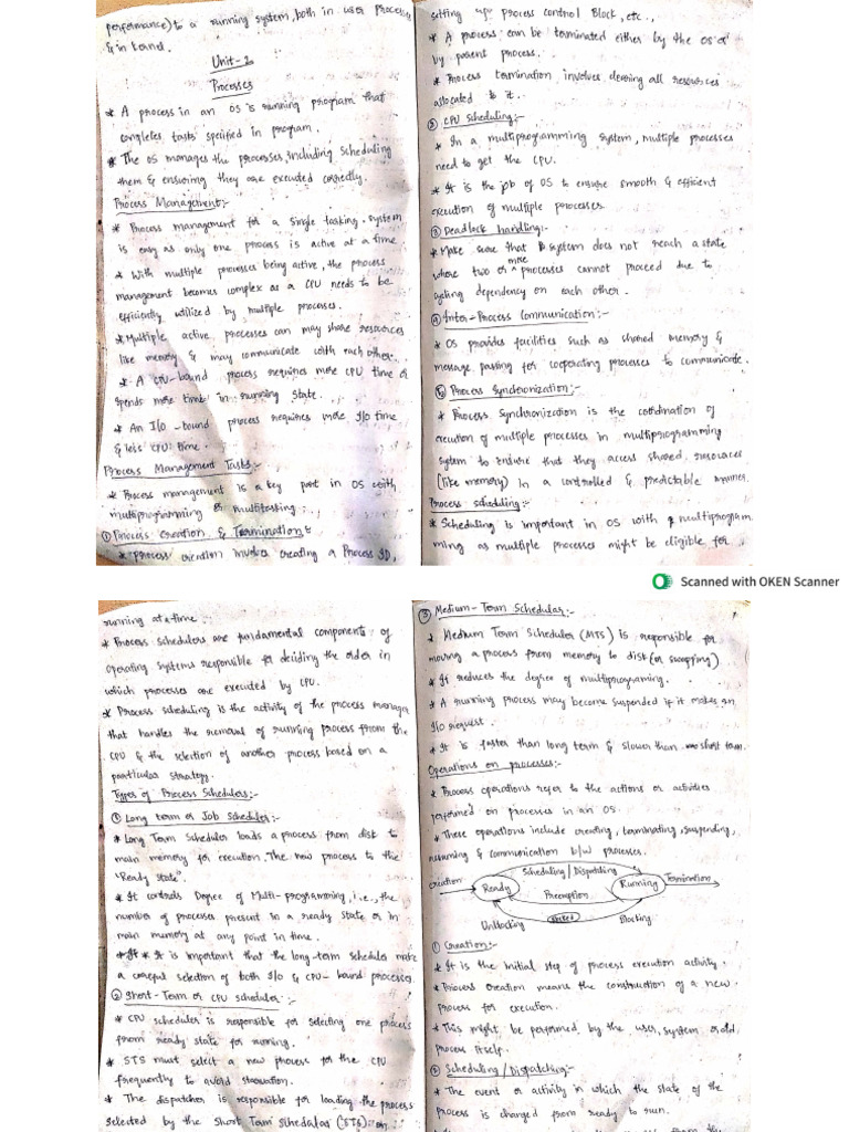 Os Unit 2 | PDF
