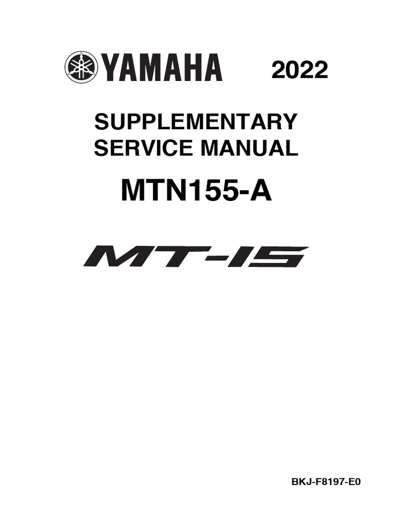 MTN155-A 2022 Supplementary Manual | PDF | Anti Lock Braking