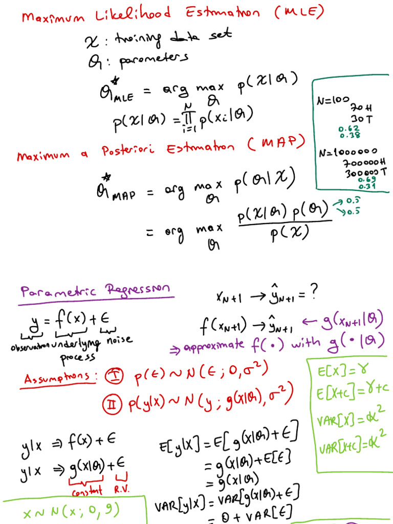 Maximum Likelihood and Regression Techniques | PDF | Applied ...