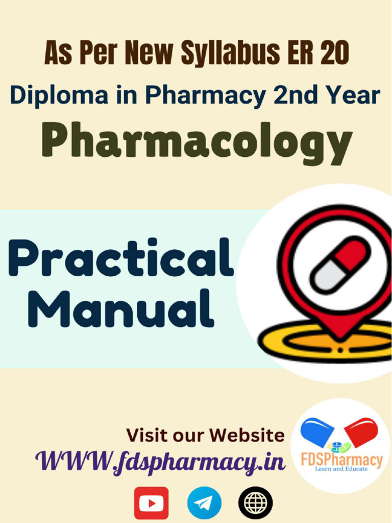 Pharmacology Practical Manual for D Pharma | PDF | Agonist | Phases Of ...