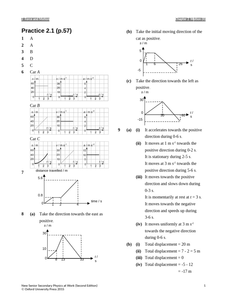 Motion and Velocity Analysis in Physics | PDF | Velocity | Acceleration