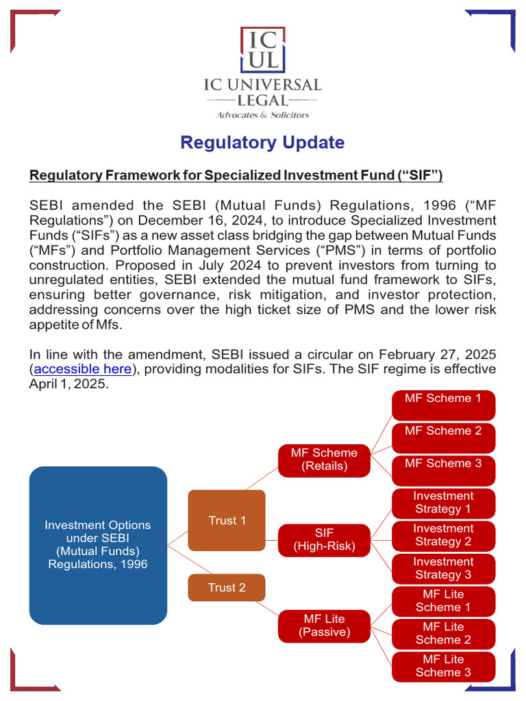 Fresh Look at Sif Regulatory Update And Investment Criteria Pdf