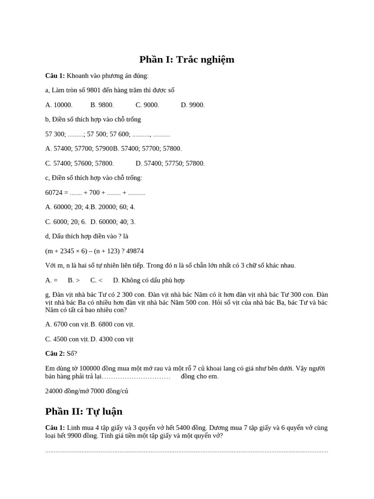 Toán | PDF