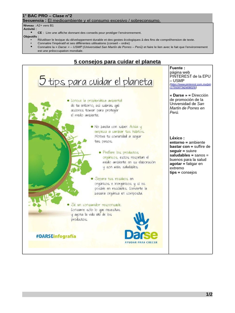 Consejos para cuidar el medioambiente | PDF | Entorno natural ...