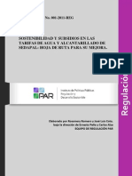 Informe Par No 1 Sobre Servicio de Agua 2010