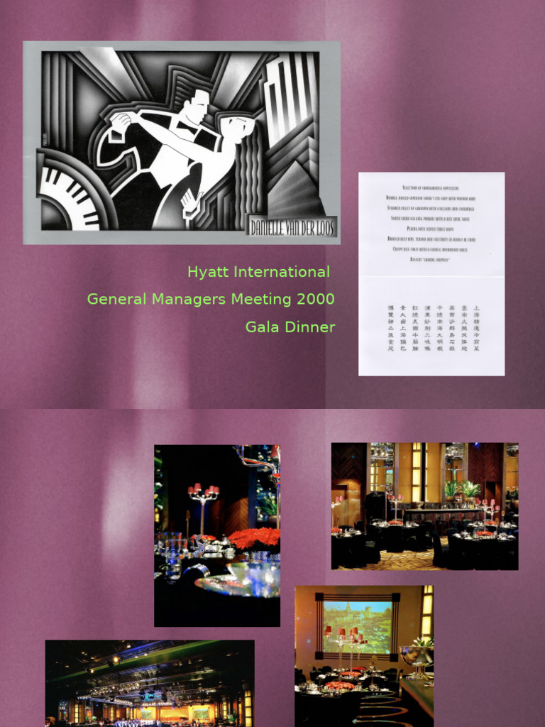 GM Meeting Gala Dinner | PDF