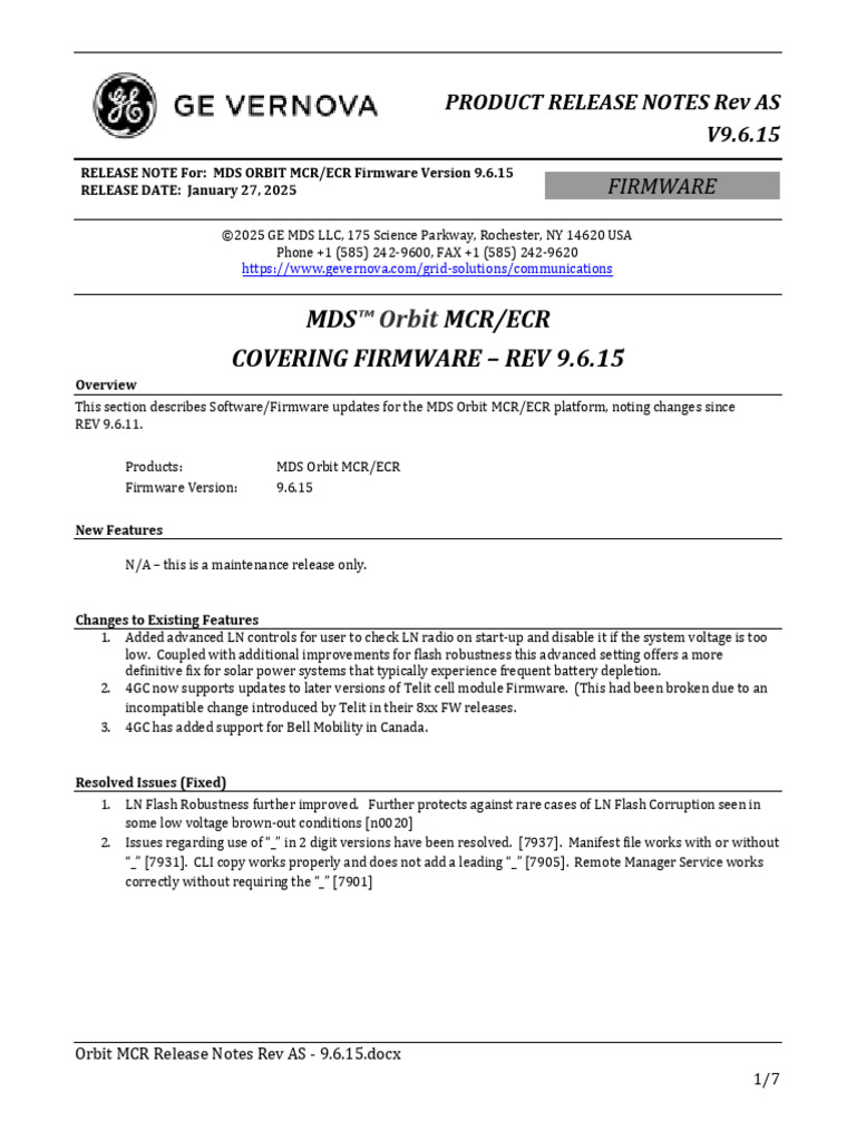 Orbit Mcr Release Notes Rev As 9 6 15 Pdf Wi Fi Computer Network