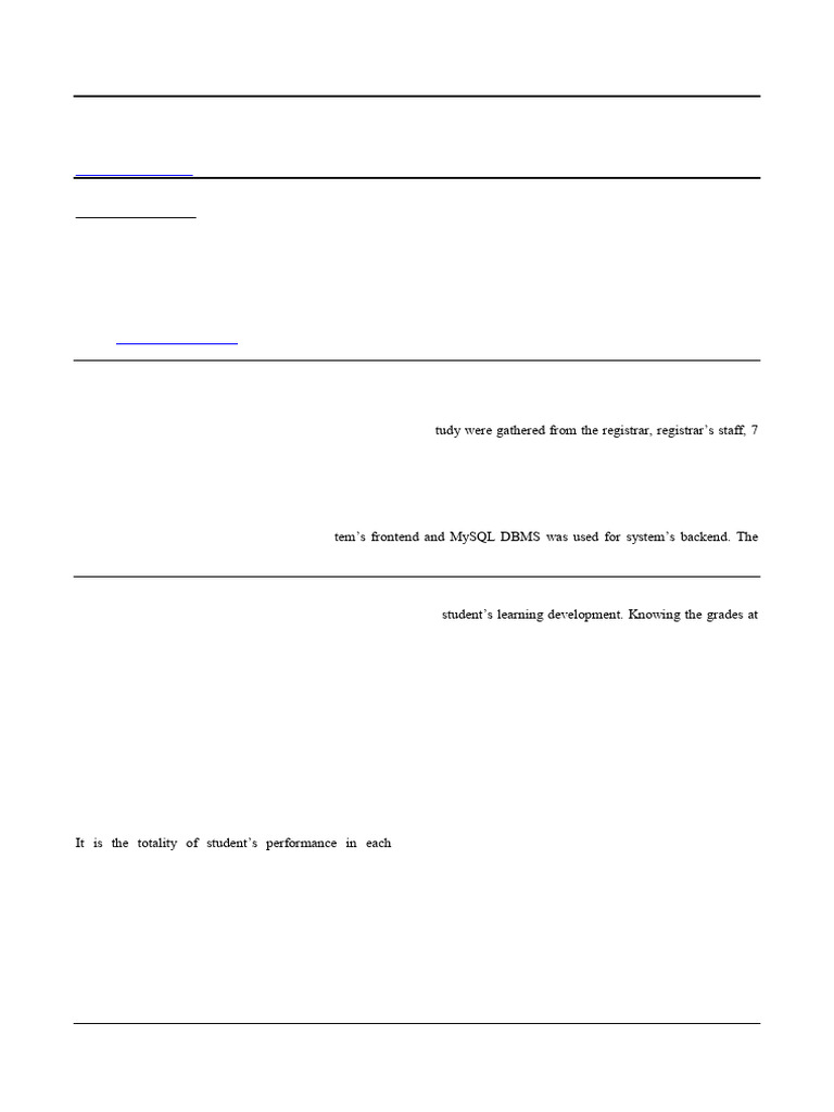 Web-Based Grade Entry System Development | PDF | Usability | Server ...