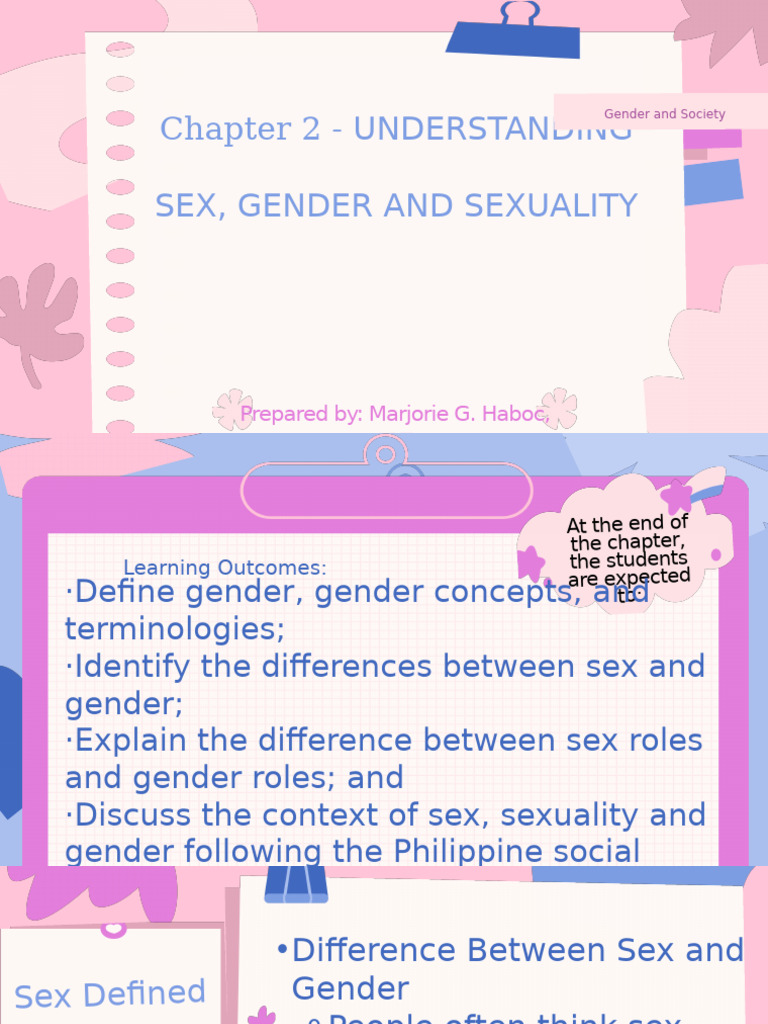 Understanding Sex, Gender, and Sexuality | PDF | Gender Studies | Gender