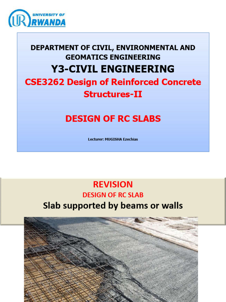 Design Principles of RC Slabs | PDF | Beam (Structure) | Column
