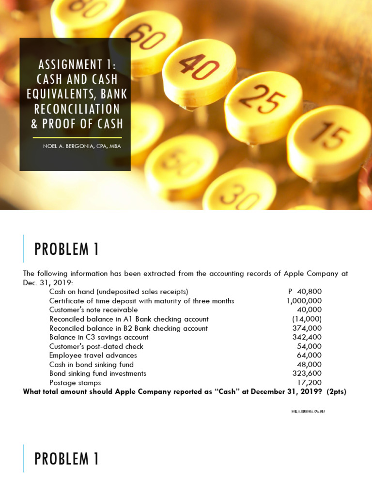 Cash Management and Reconciliation Guide | PDF | Banks | Bookkeeping