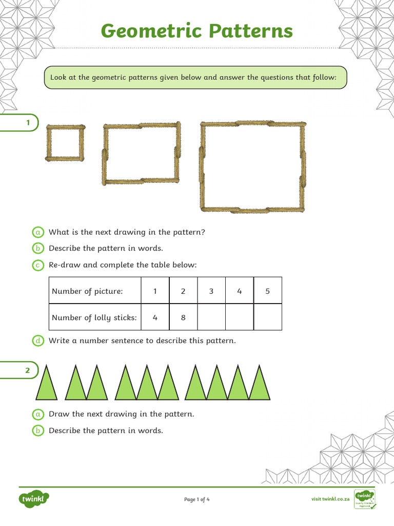 GEOMETRIC PATTERNS | PDF | Spider