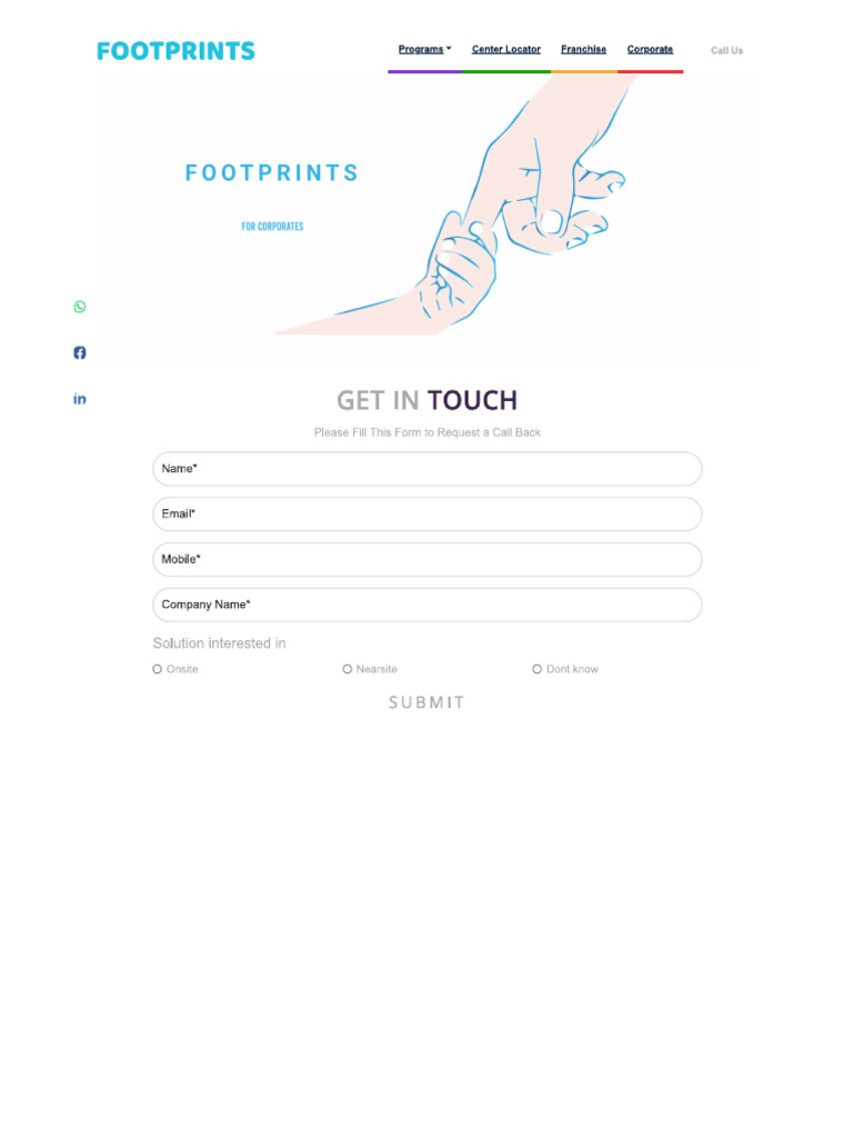 Policy Document - Footprints. | PDF