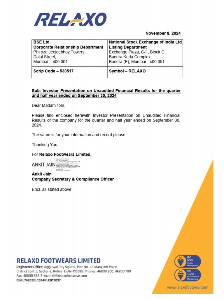 Relaxo | PDF | Expense | Equity (Finance)