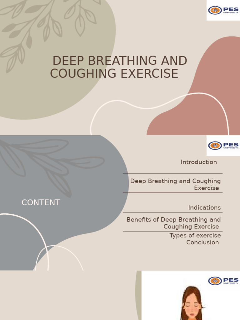 Deep Breathing and Coughing Exercises | PDF | Breathing | Cough